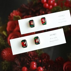 【Creema限定】[petit] Christmas rose　botanical jewelry 1枚目の画像