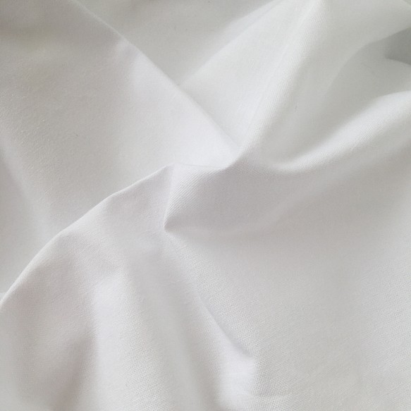 安心の日本製 和晒木綿 106cm幅 1.5m 白 三巾天竺木綿 綿100% 生地