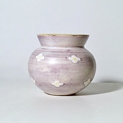 花噴泉花瓶&lt;紫紅色&gt; 第1張的照片