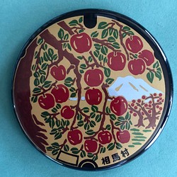 マンホール【マグネット】青森県弘前市　りんご畑 1枚目の画像