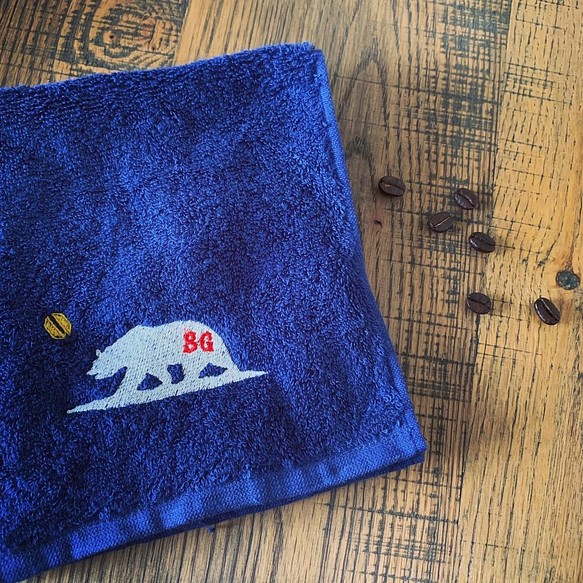 California "COFFEE" Bear Towel 1枚目の画像