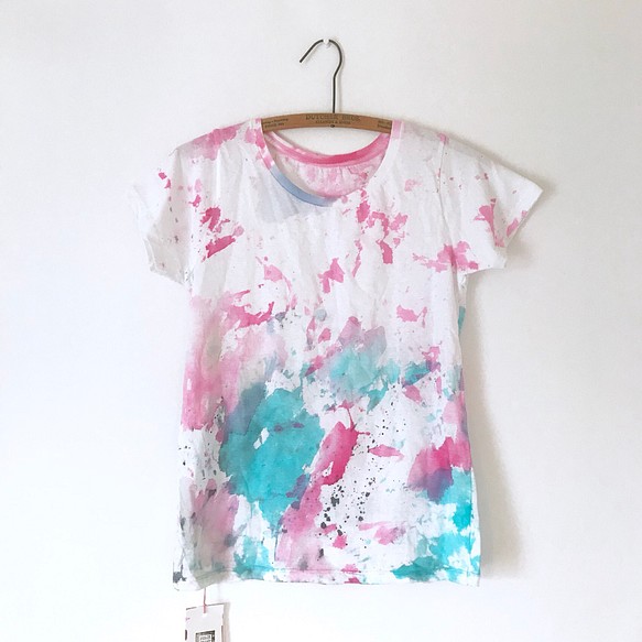 再販 T-shirt / scratch / pink / Tシャツ Women's S 1枚目の画像