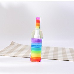 彩虹酒精噴瓶收納袋 防疫用品 生日 口罩 交換 第1張的照片