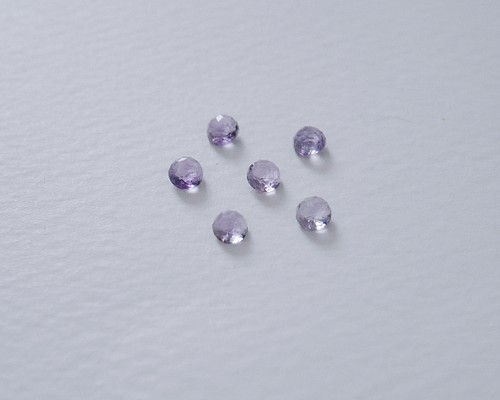 アメジストルース エピコットカット ラウンド 3mm 1粒 天然石 n