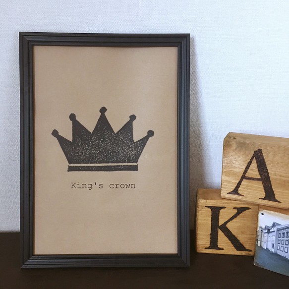 フレームつきポスター【crown】 1枚目の画像