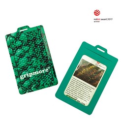 gripmore全球首創！德國紅點設計獎(Reddot Award)倣生蛇/魚皮 識別證、證件夾、悠遊卡套、卡片套 第1張的照片