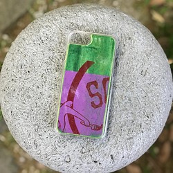 【即納】iPhone7ケース アイフォンケース スケートボード 木製 木目 高品質 職人手作り 薄型 1枚目の画像
