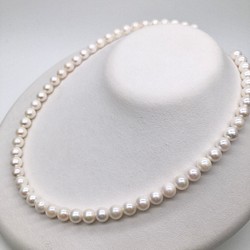 白くて丸いあこや真珠のネックレス♡ 1枚目の画像