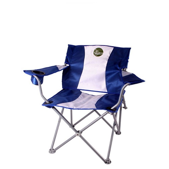 【Outdoorbase】靠腰折疊休閒椅(米藍/黑藍隨機出貨) 25339 第1張的照片