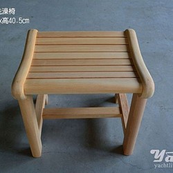 台灣檜木泡澡椅 (可客製化訂做) 第1張的照片
