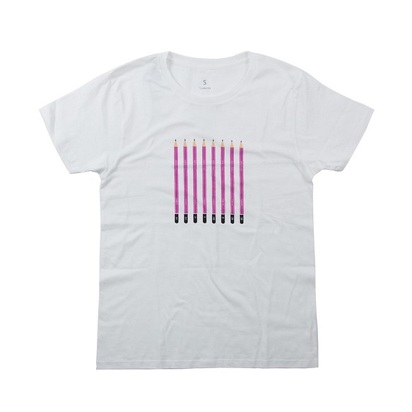 3H〜3B デッサン鉛筆　デザインTシャツ　ユニセックスXS〜XLサイズ　Tcollector 1枚目の画像
