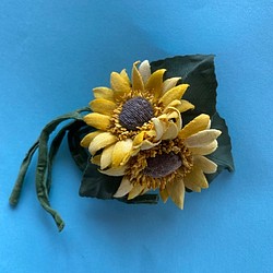 布花 Wild Sunflower corsage A 1枚目の画像