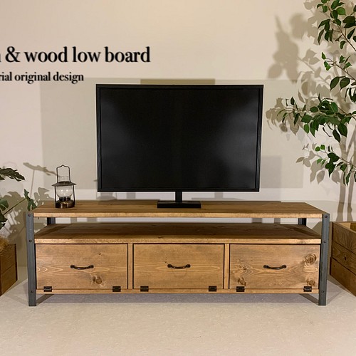 iron.wood low board1200 ローボードテレビ台 TV台 テレビ台・テレビ