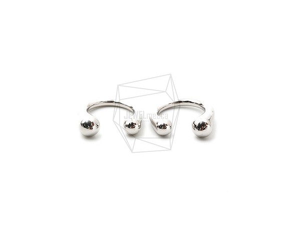 ERG-1451-R 最大88％オフ！ 2個入り ラウンドイヤーカフ Earrings 最大69％オフ Round Earcuffs