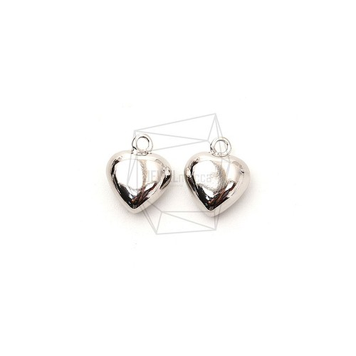 PDT-2467-R【2個入り】ハートペンダント,Heart Pendant/12mm X 14mm