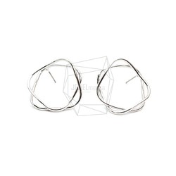 ERG-1851-R [2 件] 圓線耳環，雙圓線柱耳環 第1張的照片