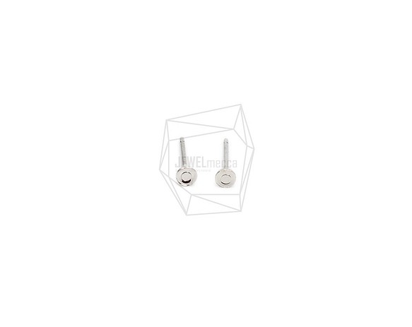 ERG-1866-R [4 件] 鈦耳環柱，鈦耳環柱 第1張的照片