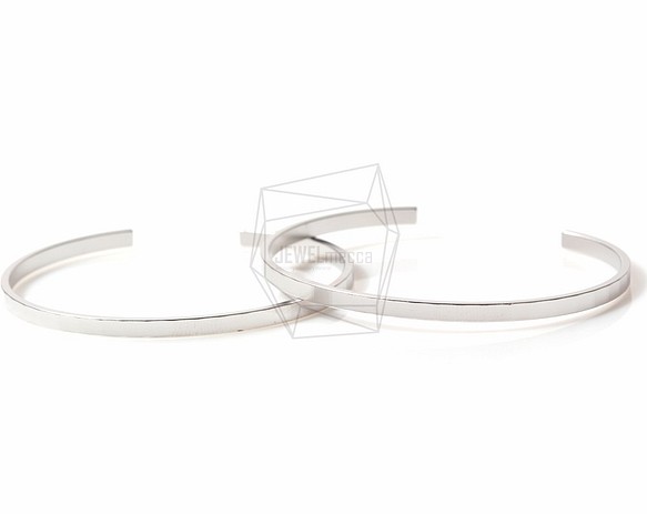 BRA-013-MR 【ついに再販開始！】 1個入り WEB限定 バンドカフブレスレット Band thickness Bracelet 3mm Cuff