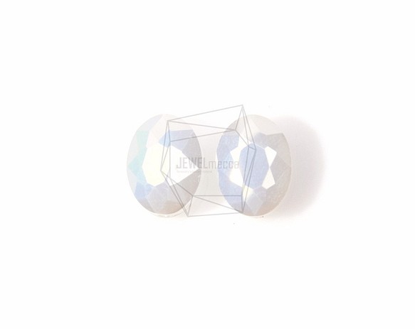 GLA-074-G [10個]水晶玻璃珠/ 9mmx12mm 第1張的照片