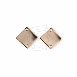PDT-1101-G【4個入り】ダイヤモンドペンダント,Diamond Pendant/10mm x 10mm 1枚目の画像