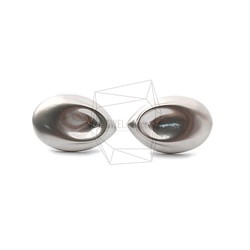 ERG-1008-MR【2個入り】アーモンドピアス/Almond Post Earrings 1枚目の画像