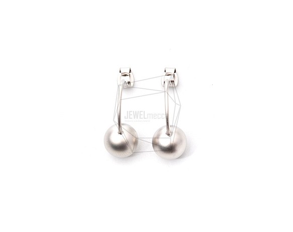 ERG-1177-MR [2個]球形耳環扣，球形耳離合器/耳環架 第1張的照片