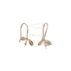 ERG-1202-MG【2個入り】バドイヤーフック  ,Bud Ear Hook Earrings 1枚目の画像