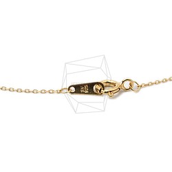 CHN-014-G【1個入り】(925)シルバーネックレスチェーン,Chain for necklace 1枚目の画像