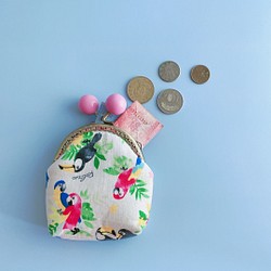 小彩虹糖果口金零錢包-彩虹鸚鵡 第1張的照片