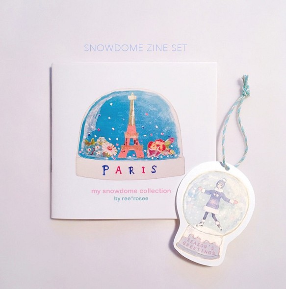 ☆SALE☆ snowdome collection zine set 1枚目の画像