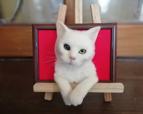 全ての 羊毛フェルト 猫セミオーダー『ぐしやす』ページ おもちゃ/人形