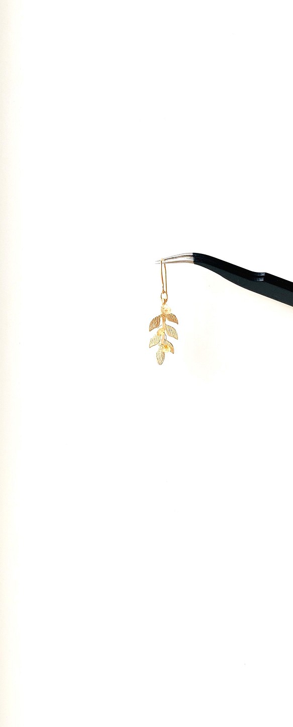 〔14kgf 〕Leaf    ．．．citrine  ◽️   spring color 1枚目の画像