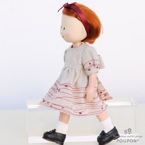 ブラウン×ピンク マドレーヌちゃん 人形 ドレス - 通販 - axonsolution.com