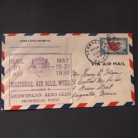 1938年に米国で送られたエアメール封筒 その他素材 Olive 通販 Creema クリーマ ハンドメイド 手作り クラフト作品の販売サイト