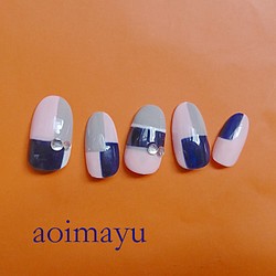 夏の和ネイル 金魚と水風船 ネイルチップ ネイルシール Aoimayu Nail 通販 Creema クリーマ ハンドメイド 手作り クラフト作品の販売サイト