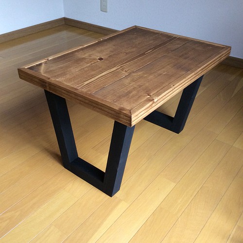 こたつテーブル4段継脚タモ105日本製・ヒーター別売り テーブル・机 