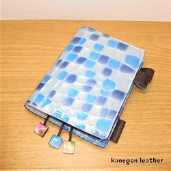 ほぼ日手帳カバー（オリジナル）A6　「しおり3本＆刻印付き」　本革　手縫い　全3色