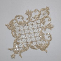 スパンコール刺繍モチーフ 1枚目の画像