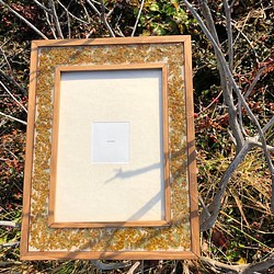 haru iro ミモザの大きめフレーム　フレームガラス：29.5*20.8cm 1枚目の画像