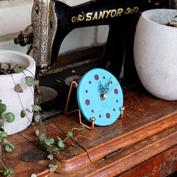 Wall clock【calmare】-S size-/ #Turquoise 1枚目の画像