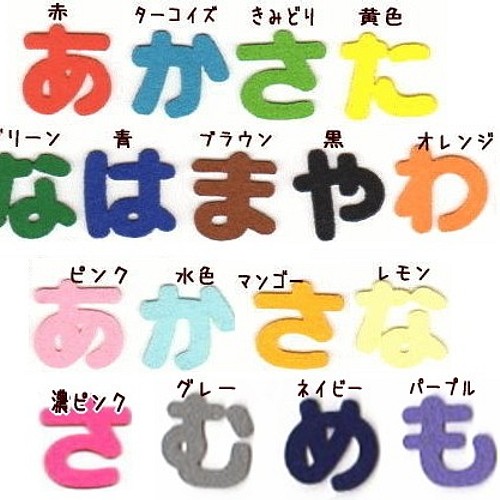 ☆送料無料☆【3センチ 6枚】アルファベットクーパーのフェルト