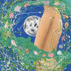 月亮女性繪畫《海洋圓舞曲》Moon&Woman Painting "Ocean Walzer " 第1張的照片