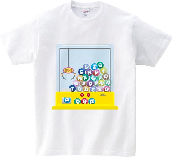 名入れ ベビー 子供 クレーンゲーム Tシャツ 白 子供服 Vicinato 通販 Creema クリーマ ハンドメイド 手作り クラフト作品の販売サイト