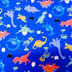 可愛い恐竜たち　【ブルー】 1枚目の画像