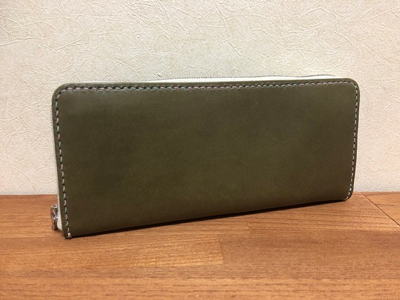 栃木レザー ラウンドファスナー 長財布 ririジッパー 長財布 leather