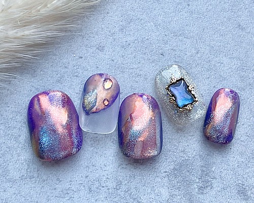 【夢みるギャラクシーnail】nailhousejillme ネイルチップ 宇宙