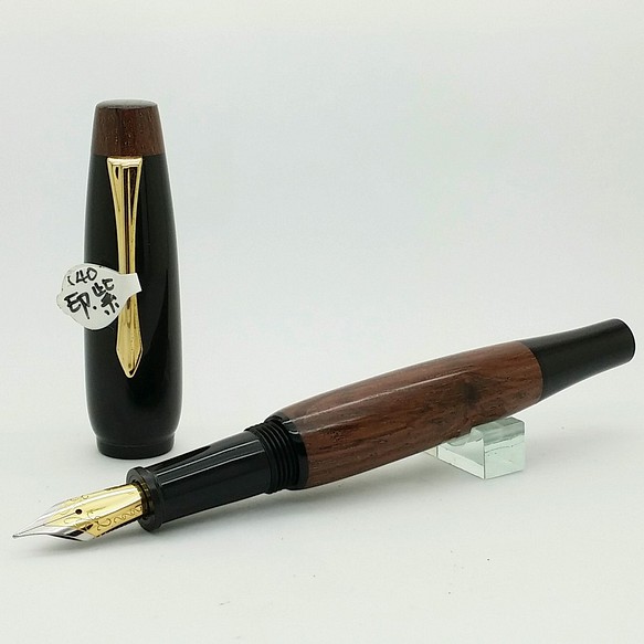 手作りペン -  140本の角ペンカバー＋ローズウッドペン本体 1枚目の画像