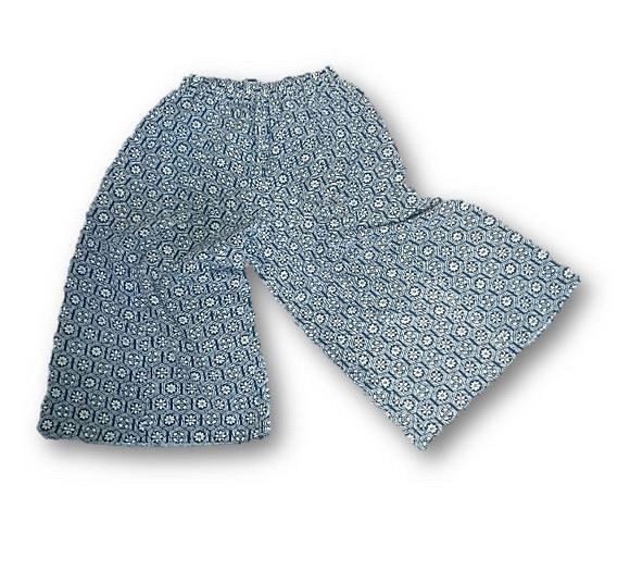 82 Komon圖案和服重塑裙褲（藍色/ Komon圖案） 第1張的照片