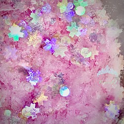 春】桜 ラメ 802# ホログラムミックス レジン ネイル 樹脂・レジン