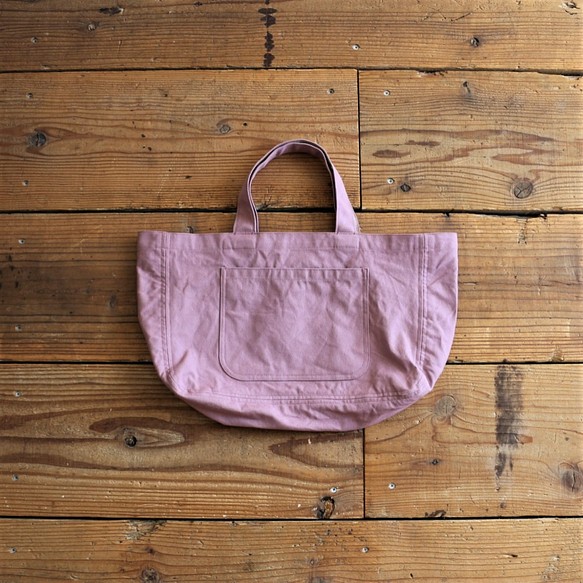 A4帆布手提袋：復古粉色： 第1張的照片